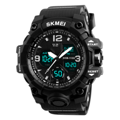 

SKMEI New Fashion Men Sports Watches Men Quartz Analog LED Digital Clock Man Military Waterproof Watch