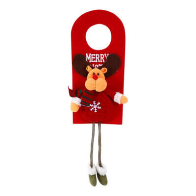 

Christmas Ornament Door Hanging Santa Claus Snowman Reindeer Xmas Gift Decora