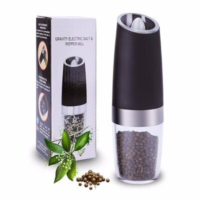 

Electric Salt&Pepper Grinder - Battery Powered Pepper Mill&Salt Mill High Capacity Adjustable Grind Coarseness with Blue
