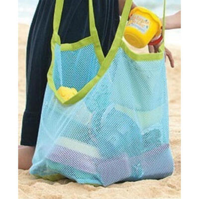 

Portable Mesh Children Beach Dredging Tools Toy Quick Storage Bag Handbag SL