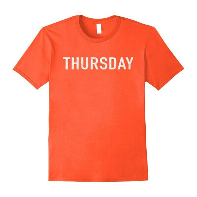 

DAYS of the WEEK tshirt series THURSDAY distressed