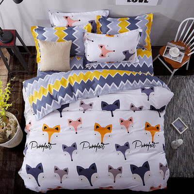 

Flower Fruit Elk 4pcs Bedding Sets Bed Set Bedclothes For Kids Bed Linen Duvet Cover Bed Sheet Pillowcase Twin Full Queen King