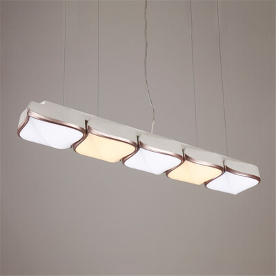 

Baycheer HL487631 Creative Hanging Bar Light 3346" Rose Gold White Light LED Linear Pendant Light