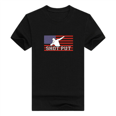 

American Pride Shot Put Thrower Mens T-Shirt