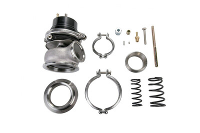 

UNIVERSAL EXTERNAL 12-PSI 60MM TURBOCHARGER V-BAND WASTEGATE WG WSPRING SILVER