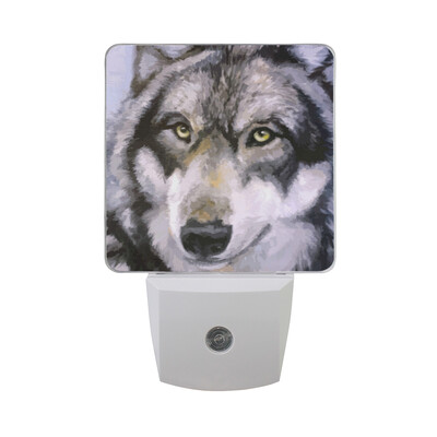 

ALAZA LED Night Light With Smart Dusk To Dawn SensorOil Painting Rooster Plug In Night Light