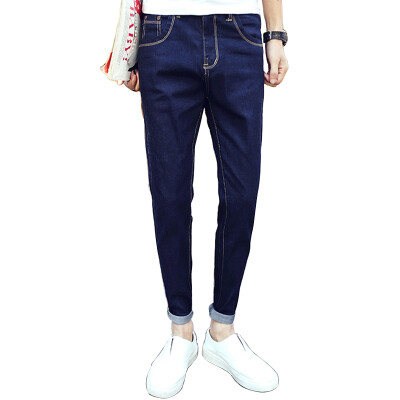 

MSEK) men's denim nine pants pants thin stretch jeans NZK3636 blue 36