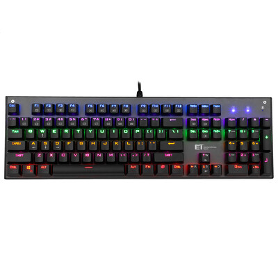 

ET K1 104 ключ смешанный свет лошадь полный ключ нет пуансон механическая клавиатура черный черный ось