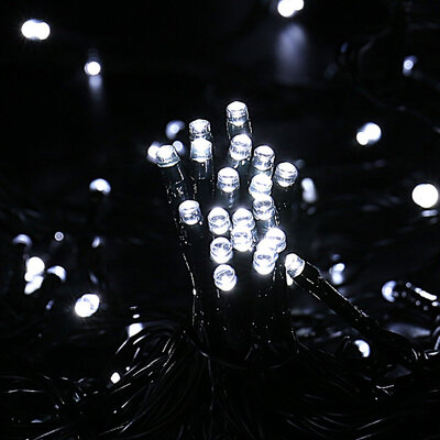 

KWB LED Solar String Lights 12M 100balls Christmas New Year Lamps White Warm White Blue Red RGB