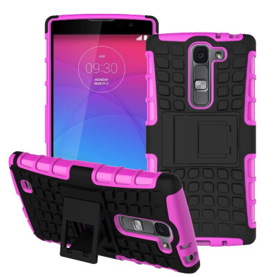 

Fivice LG G4CMagnaG4 Mini Case TPU anti-fall tire pattern back clip bracket phone case