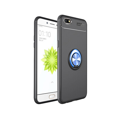 

Fivice OPPO F3A77 case TPU metal ring shell magnetic bracket soft shell