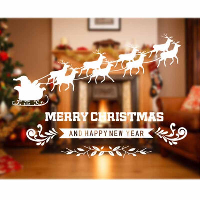 

Christmas Wall Art Removable Home Shop Vinyl Window Wall Stickers Decal Decor