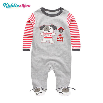 

Kiddiezoom Jumpsuit Long Sleeve Spring Autumn Baby Rompers Cotton Newborn 0-12Months Baby Clothes Stars Stripes Baby Supplies