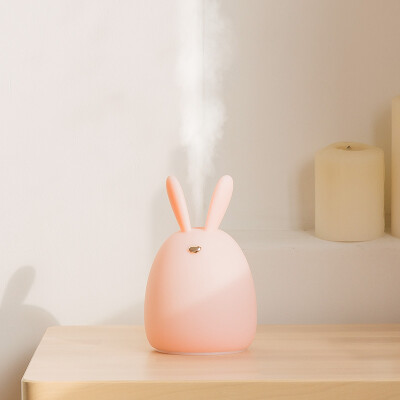 

Emei intelligent breast rabbit humidifier desktop humidifier atmosphere lamp mini mute smart touch pink