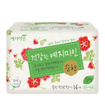 

Wise beauty (Yejimiin) cotton soft surface elegant Chinese daily sanitary napkins 250mm 16 [South Korea imported]