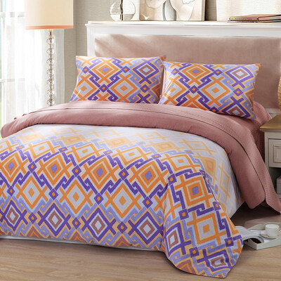 

LUOLAI LOLI Home Textiles Bedding Set Cotton Grinding Four-piece W-AM6089-4 18m Bed 220 250