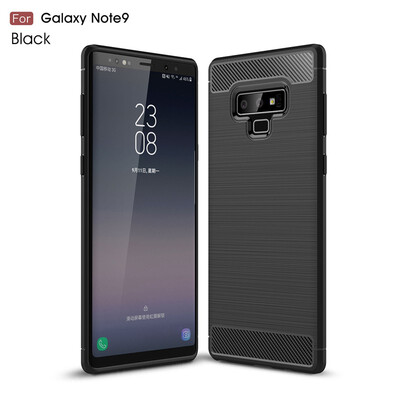 

Goowiiz Phone Case For Samsung Galaxy J8 2018Note 9A9 StarA8 Star Fashion Slim Carbon Fiber TPU Soft Silicone Prevent falling