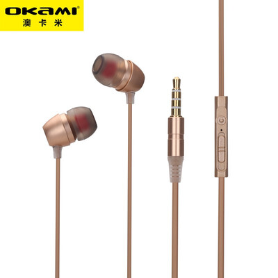 

Okami L9 headset for ios Android universal headset in-ear tuning headset manufacturers custom