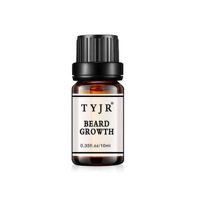 

TYJR 10ml Beard Growth Essential Oil Face Care Moustache Moisturizing Mens Beard Fluid Beard Essence