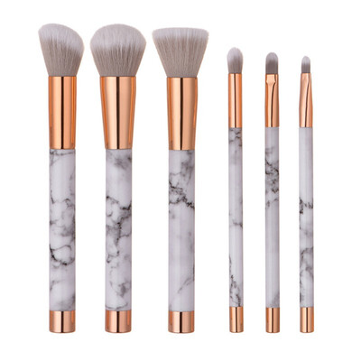 

King Love Star Marble pattern Makeup brushes 6PcsSet Beauty Cosmetic tools Make Up Brush Foundation Concealer Eyeshadow Brues