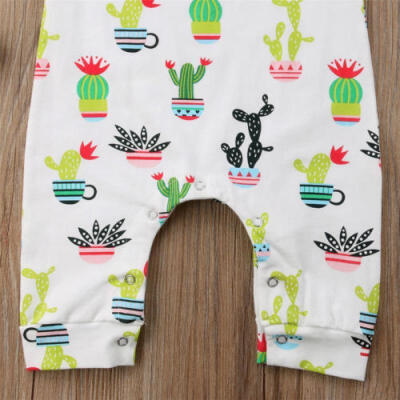 

Newborn Kids Baby Boys Girls Cactus Romper Bodysuit Jumpsuit Outfits Clothes Set