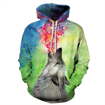 

QYDM0286Mens Hoodie 3D Printed Women Pullover Sweater