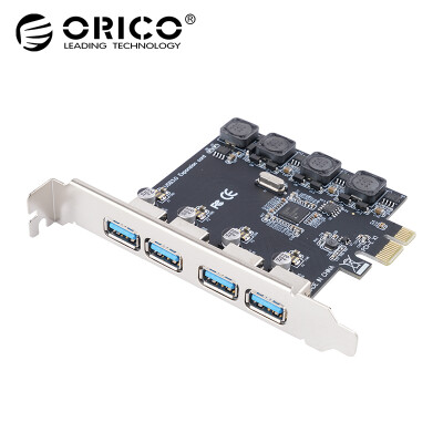 

ORICO PCI-E to USB30 4-port expansion card desktop mainframe computer built-in high-speed front adapter card PNU-4U