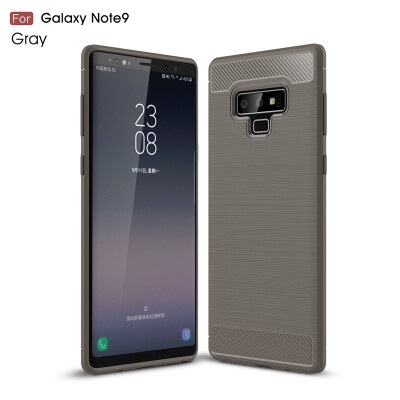 

Goowiiz Phone Case For Samsung Galaxy J8 2018Note 9A9 StarA8 Star Fashion Slim Carbon Fiber TPU Soft Silicone Prevent falling