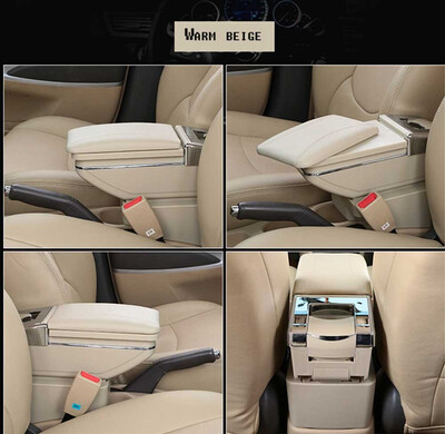 

Vtear For Renault Kaptur Captur QM3 armrest box central Store content box cup holder interior car-styling accessory part 14-17