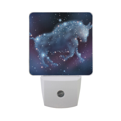 

ALAZA LED Night Light With Smart Dusk To Dawn SensorRed Fox Sleeping Plug In Night Light