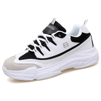 

Small White Shoes Mens Wild Summer Breathable Non-slip Korean Version Of The Tide Shoes Super Fire Old Shoes