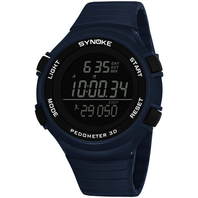 

Male outdoor sports watch stopwatch chronograph step running watch waterproof multi-function electronic watch