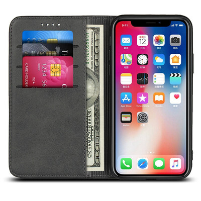 

NeillieN mobile phone shell new calf pattern leather cover socket bracket protective coverIPhone series mobile phone cover