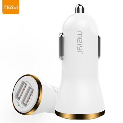 

MEIYI C15 Car Charger 24A maxReal Dual USB Output Fast Charge for iPhone 7 6s 6 plus 5s se for Samsung Xiaomi Huawei tablets