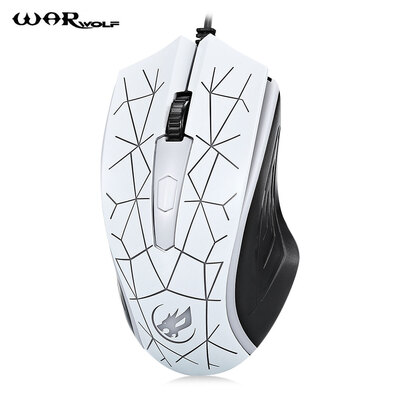 

Warwolf M - 01 Gaming Mouse Adjustable DPI with Colorful LED Light