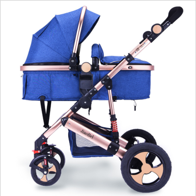 

High landscape baby strollers can sit or lie down&fold up four wheel baby strollers shock absorbing aluminum alloy baby stroll