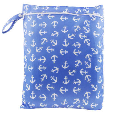 

Baby Nappy Waterproof Reusable Washable Wet Dry Cloth Zip Diaper Swimmer Bag