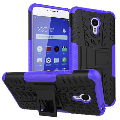 

MOONCASE Meilan Note 3 Case Built-in Kickstand Hybrid Armor Case Detachable 2 in 1 Shockproof Tough Rugged Dual-Layer Case Cover for Meizu Meilan Note 3