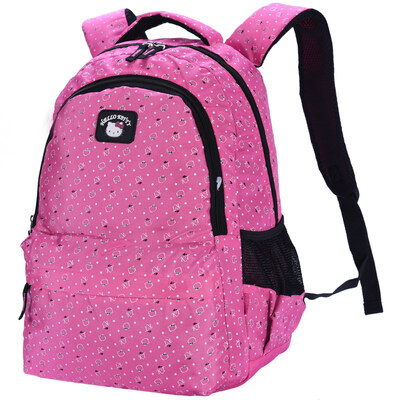 

Hello Kitty hellokitty KT children bag fresh&simple casual backpack primary school student bag CG-HK3080H pink