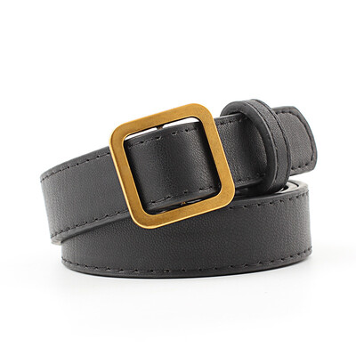 

Badinka 2018 New Designer Vintage Gold Buckle Belt Ladies Black Red Leather Waist Belts for Women Jeans Pants Cinturon Mujer