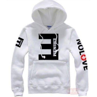 

US STOCK 2018 Mens Fleece Hoodies Eminem Printed Pullover Sweatshirt Sportwear