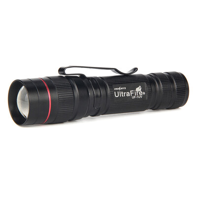 

UltraFire UF-1UV 3 Files Folder Telescopic Focusing Violet Flashlight