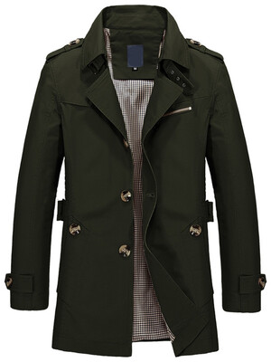 

Mens Trench Coat European&US