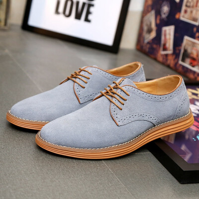 

JUQI Business Men Oxford Genuine Leather Shoes