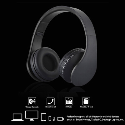 

MyMei Wireless Foldable Bluetooth Headset Stereo Headphone Earphone for iPhone Samsung