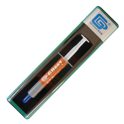 

GD Brand GD007 Heat Sink Compound Thermal Grease Paste Silicone Net Weight 3 Grams Gray High End Plastic Box Packaging For CPU BX3