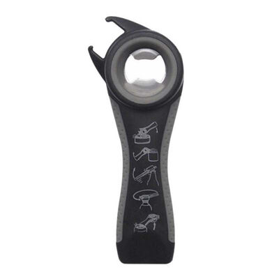 

UpperX 5 in 1 Creative Multifunctional Stainless Steel Can Beer Bottle Opener Super Good Jar Opener Kitchen Tool
