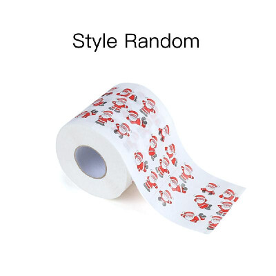 

Christmas Printing Paper Toilet Tissues Novelty Roll Paper for Christmas Decoration