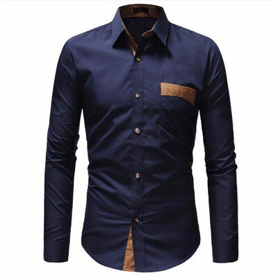 

New Mens Dress Shirts Casual Shirts Hawaiian Style Slim Long Sleeve Dress Shirts Camisa Masculina Casual Shirts M-3XL