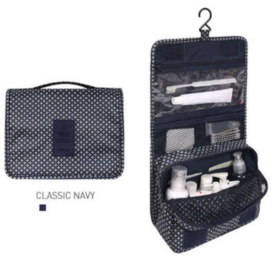 

Travel Cosmetic Storage MakeUp Bag Folding Hanging Toiletry Wash Organizer Pouch